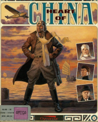 Heart of China Amiga  box art